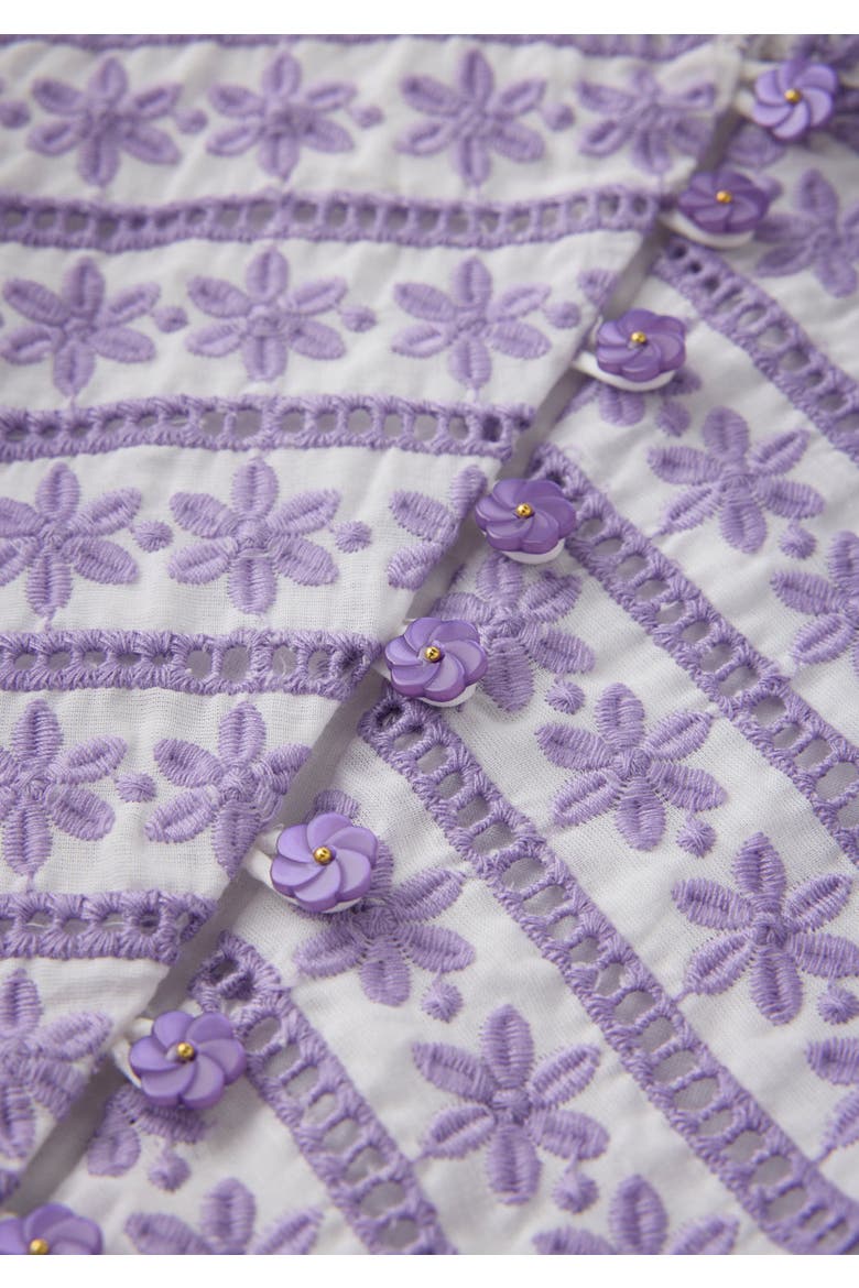 Odessa Puff Sleeve Mini Dress, Alternate, color, Lavender