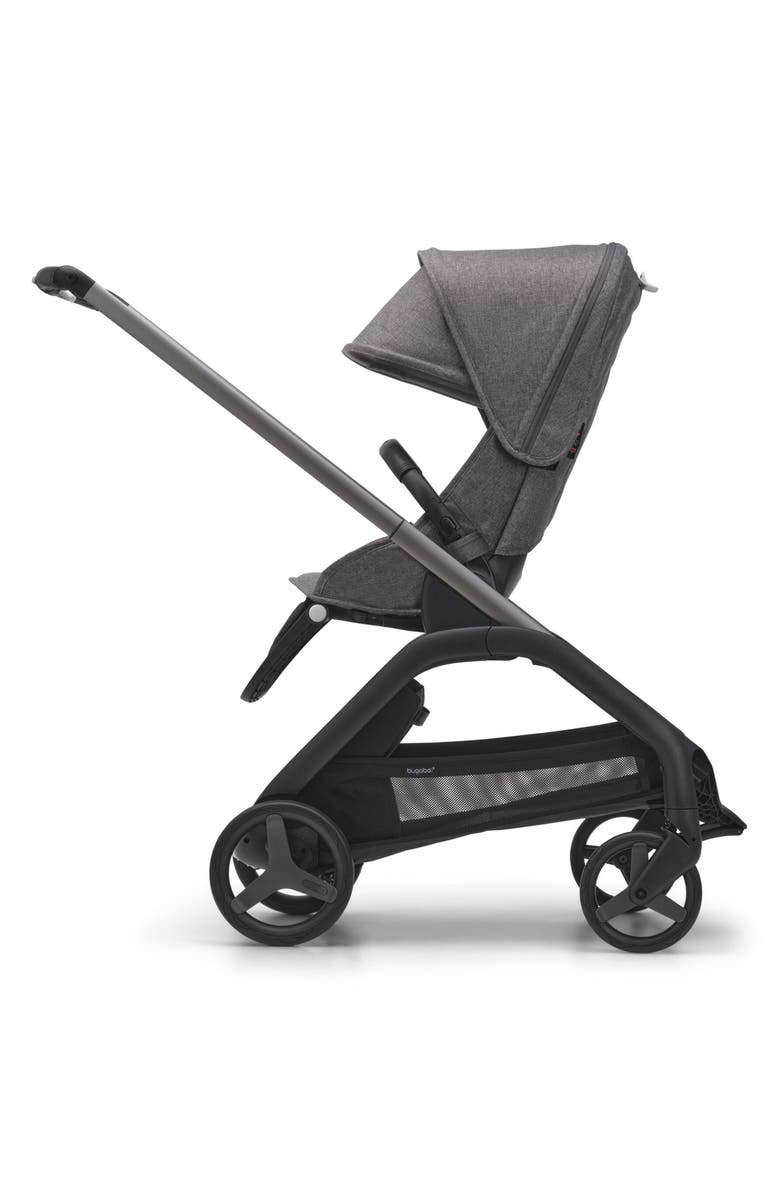Bugaboo Dragonfly Seat Stroller, Alternate, color, Graphite/Grey Melange
