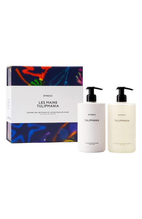 Les Mains Tulipmania Hand Wash & Hand Lotion Gift Set