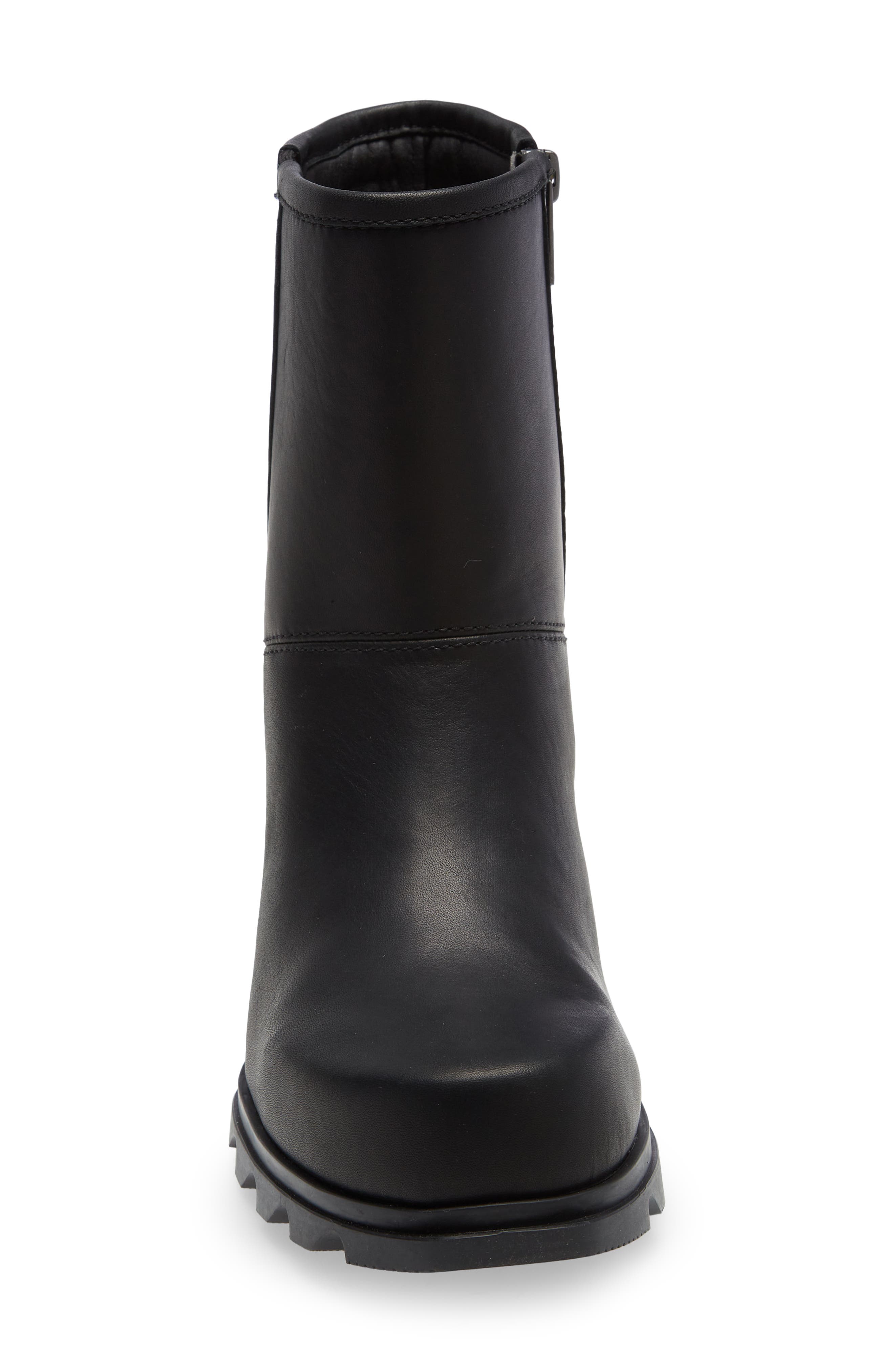 SOREL Joan Of Arctic Wedge III Waterproof Moto Wedge Bootie, Alternate, color, 