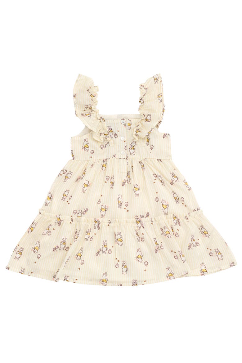 Winnie the Pooh Sleeveless Flare Dress, Alternate, color, Yellow Pooh Piglet