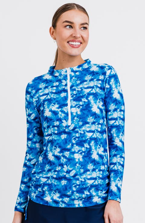 Half-Zip Nora Swim Top