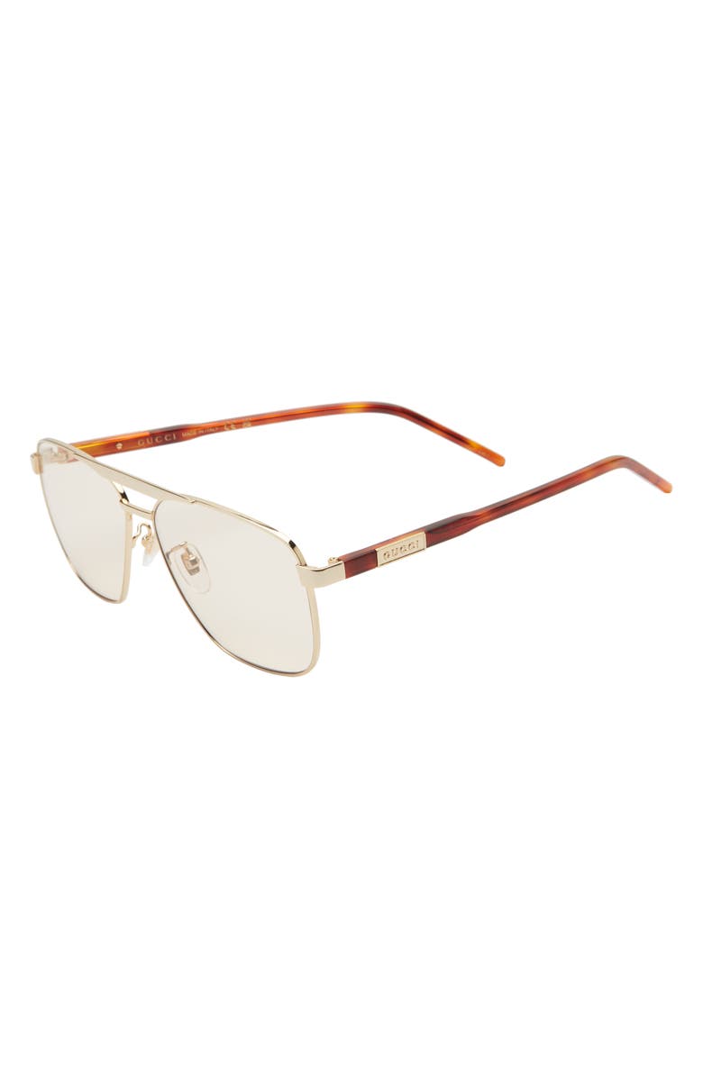Gucci 58mm Aviator Sunglasses | Nordstromrack display picture 1