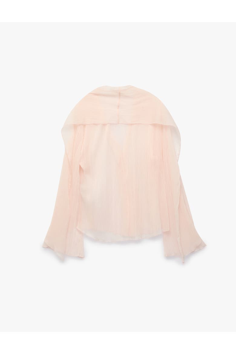 Sheer Blouse, Alternate, color, PINK
