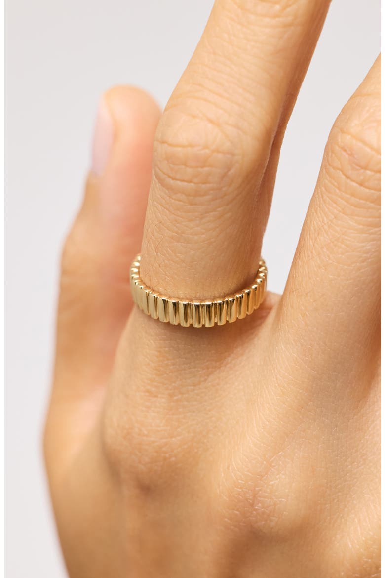 Solid Yellow Gold - Medium Galaxy Ring, Alternate, color, Gold