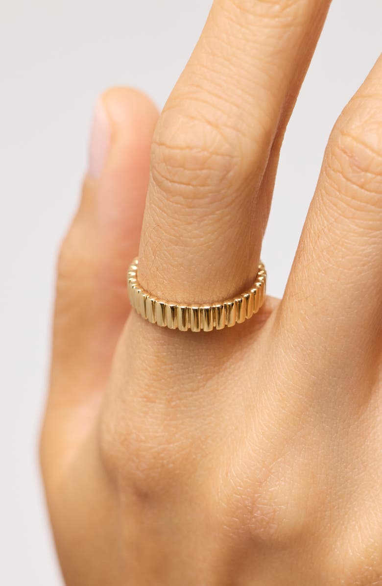 Ana Luisa Solid Yellow Gold - Medium Galaxy Ring, Alternate, color, Gold