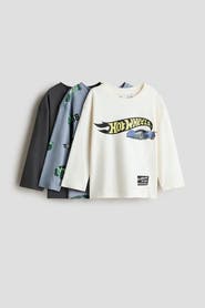 H&M 3-Pack Printed Long-Sleeved T-Shirts