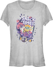 Star Wars: The Mandalorian and Grogu Junior's Star Wars The Mandalorian and Grogu The Child Happy Snack Time Graphic T-Shirt