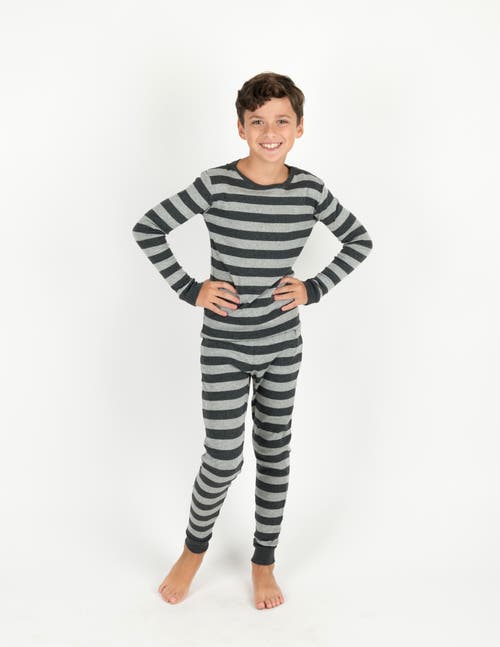 Leveret Kids Cotton Two-piece Pajamas, Stripes, Solids & Tie Dye In Multi