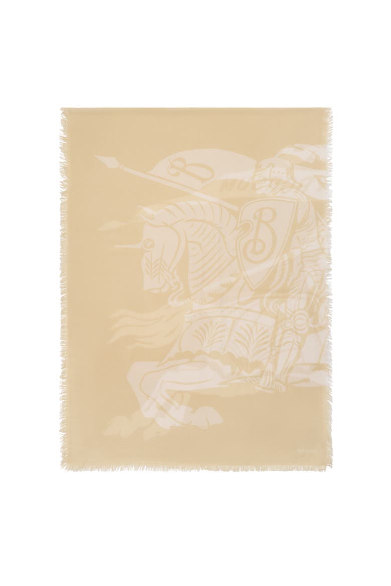 Wide Knight Wool Scarf, Main, color, Sand beige