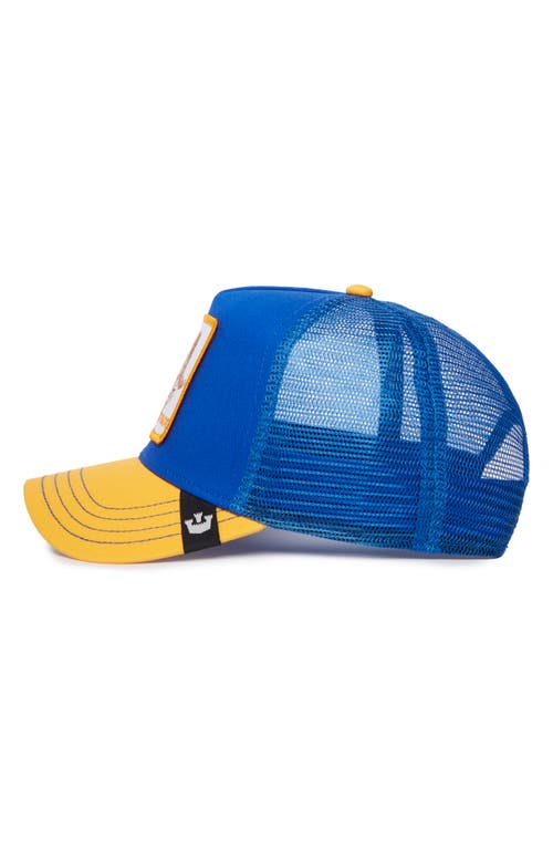 Goorin Bros . The Attack Ram Adjustable Trucker Hat In Blue