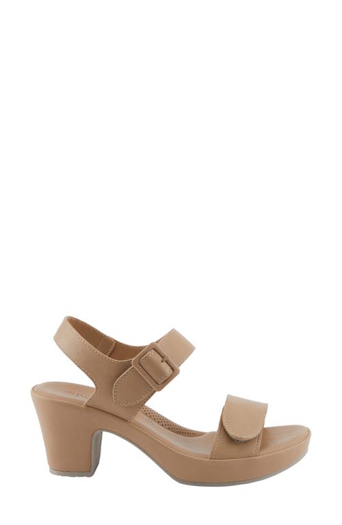 Patrizia By Spring Step Sandlin Adjustable Sandal In Beige