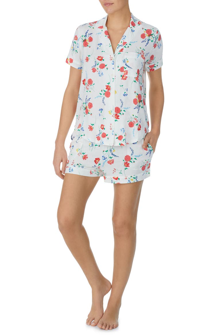 floral short pajamas, Main, color, TULIPBQT