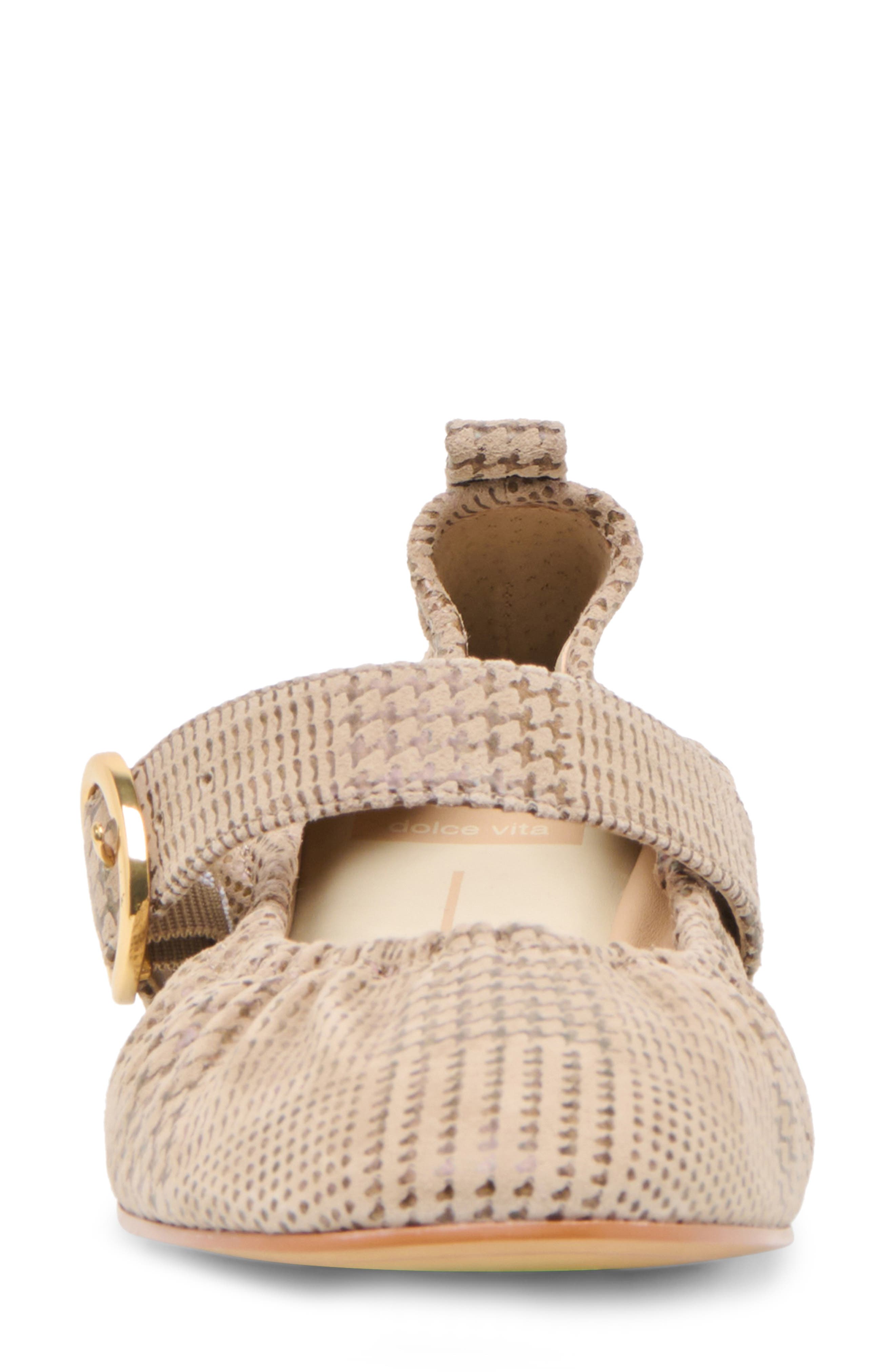 Dolce Vita Caely Mary Jane Flat, Alternate, color, Herringbone Printed Suede