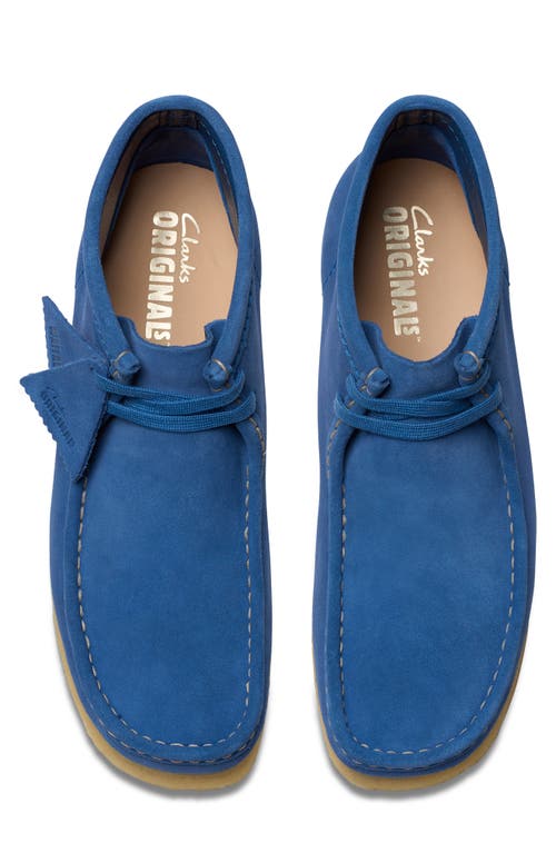 Clarksr Clarks(r) Wallabee Chukkah Boot In Blue Suede