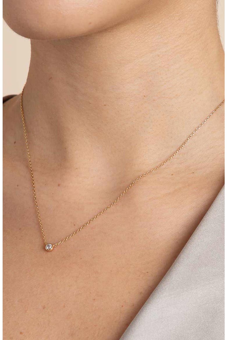 Crystal Pendant Necklace, Alternate, color, GOLD