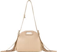 maje Stitched leather mini Miss M bag