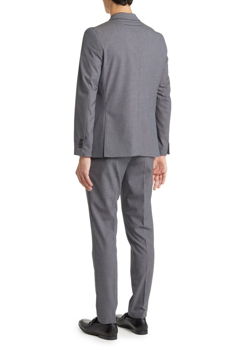 Microcheck Suit, Alternate, color, GREY