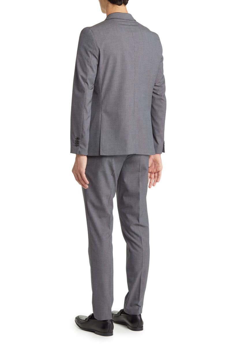 SAVILE ROW CO Microcheck Suit, Alternate, color, Grey