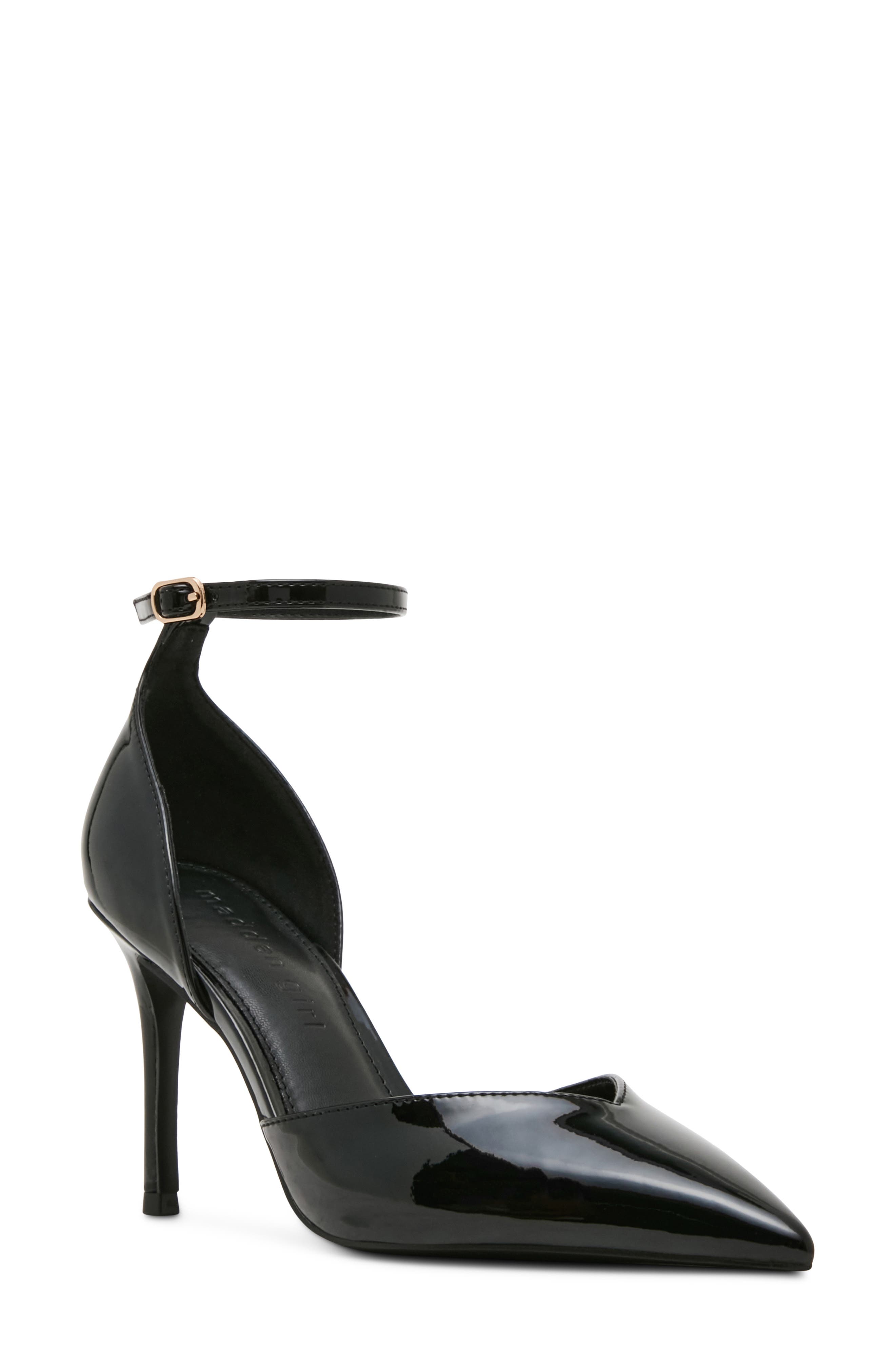 Karat Faux Leather Pump, Main, color, BLACK PATENT