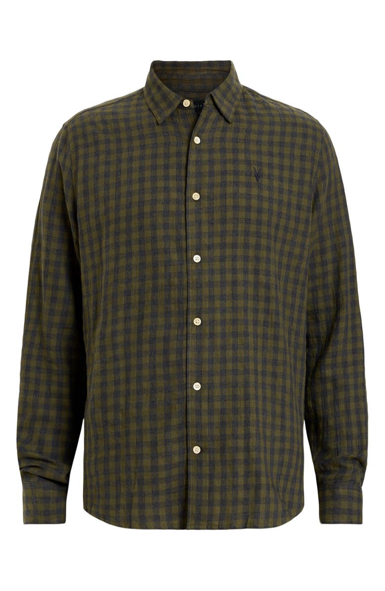 AllSaints Ryker Check Flannel Button-Up Shirt, Alternate, color,