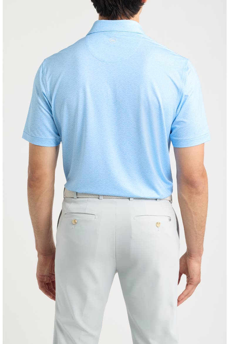 25th Anniversary Summer Comfort Performance Jersey Polo, Alternate, color, COTTAGE BLUE