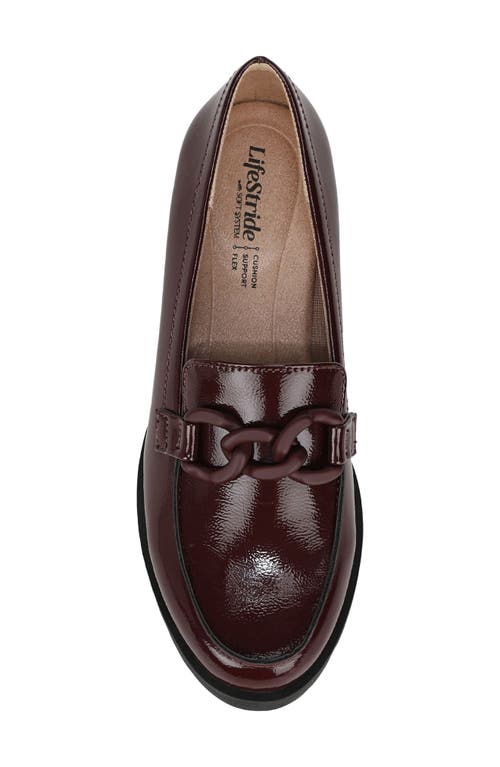 Lifestride London 2 Chain Loafer In Burgundy
