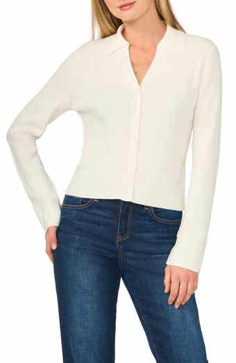 Collared Rib Cardigan
