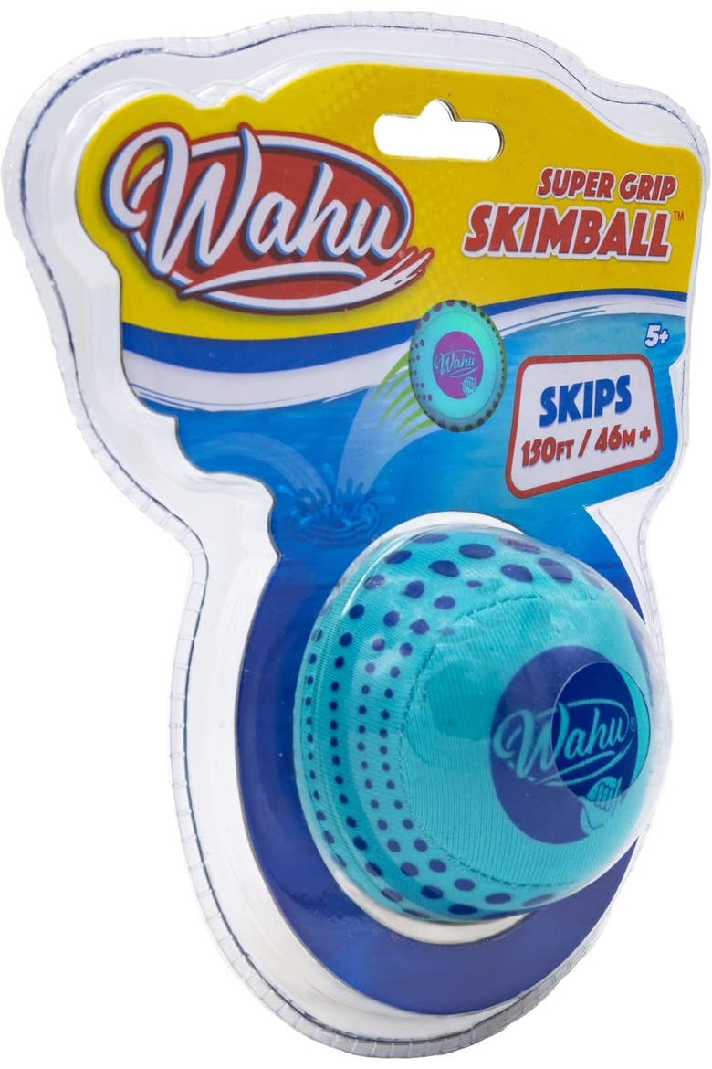 Super Grip Water Skipping Ball, 100% Waterproof Skimball for Pool Games, Alternate, color, None