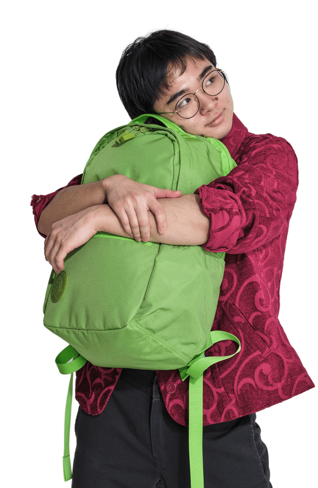 Baboon to the Moon City Water Repellent Backpack, Alternate, color, Lime Breeze