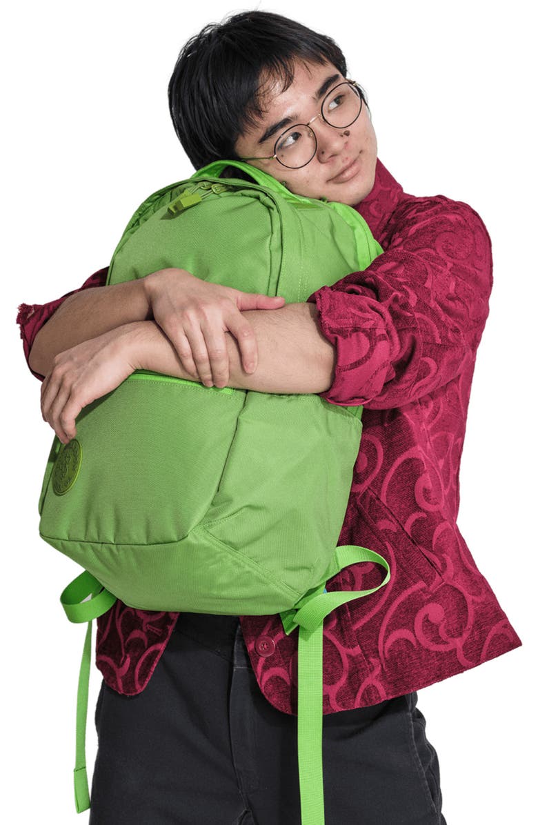 Baboon to the Moon City Water Repellent Backpack, Alternate, color, Lime Breeze