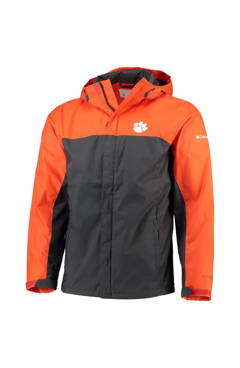 Columbia Men's Columbia Orange/Charcoal Clemson Tigers Glennaker Storm Full-Zip Jacket, Alternate, color, 