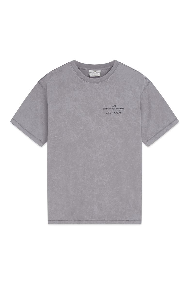 x Basquiat Relaxed Fit Graphic T-Shirt, Alternate, color, STEEL GREY