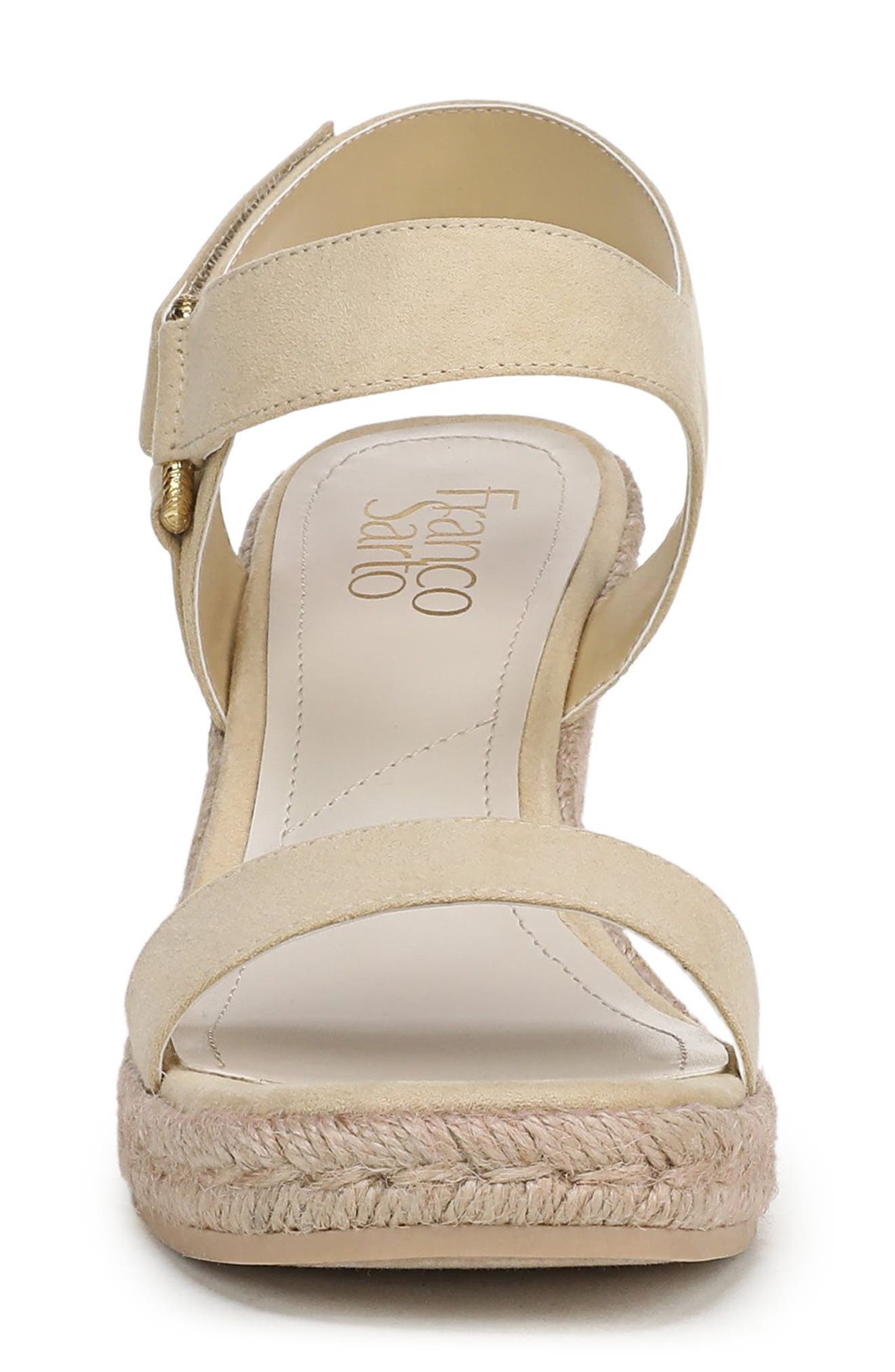 Nissi Espadrille Wedge Sandal, Alternate, color, DUNE