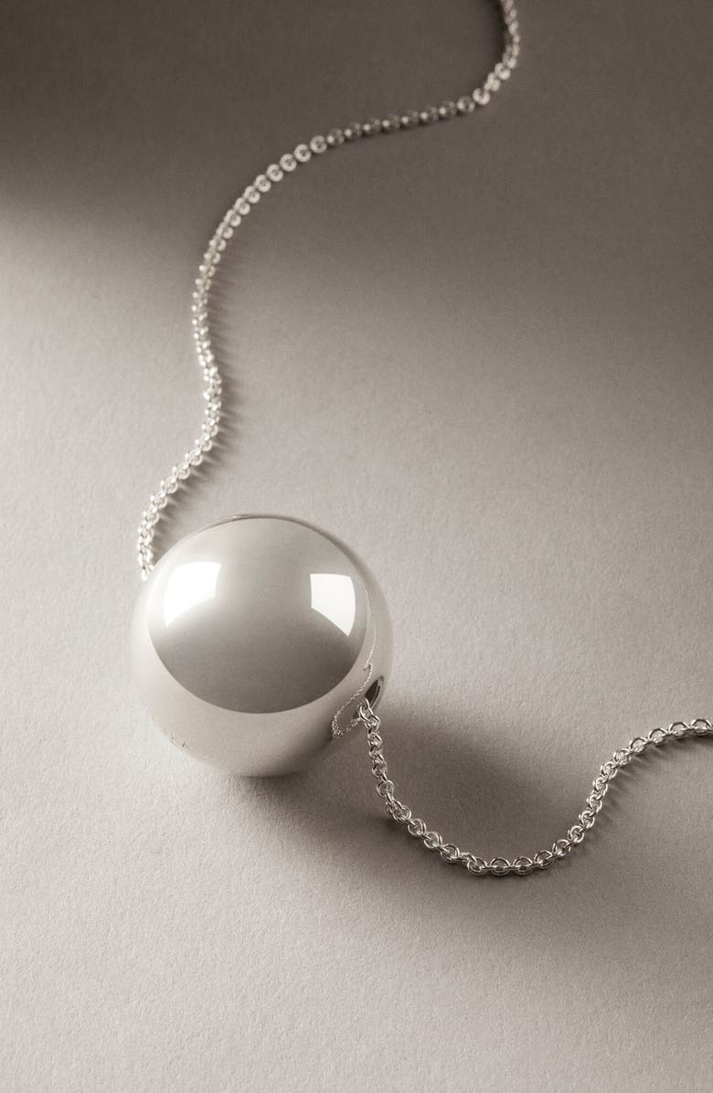 NOOTKA Sphere Necklace Silver, Alternate, color, Silver