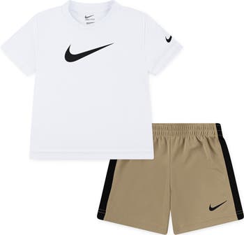 Kids' Swoosh T-Shirt & Shorts Set