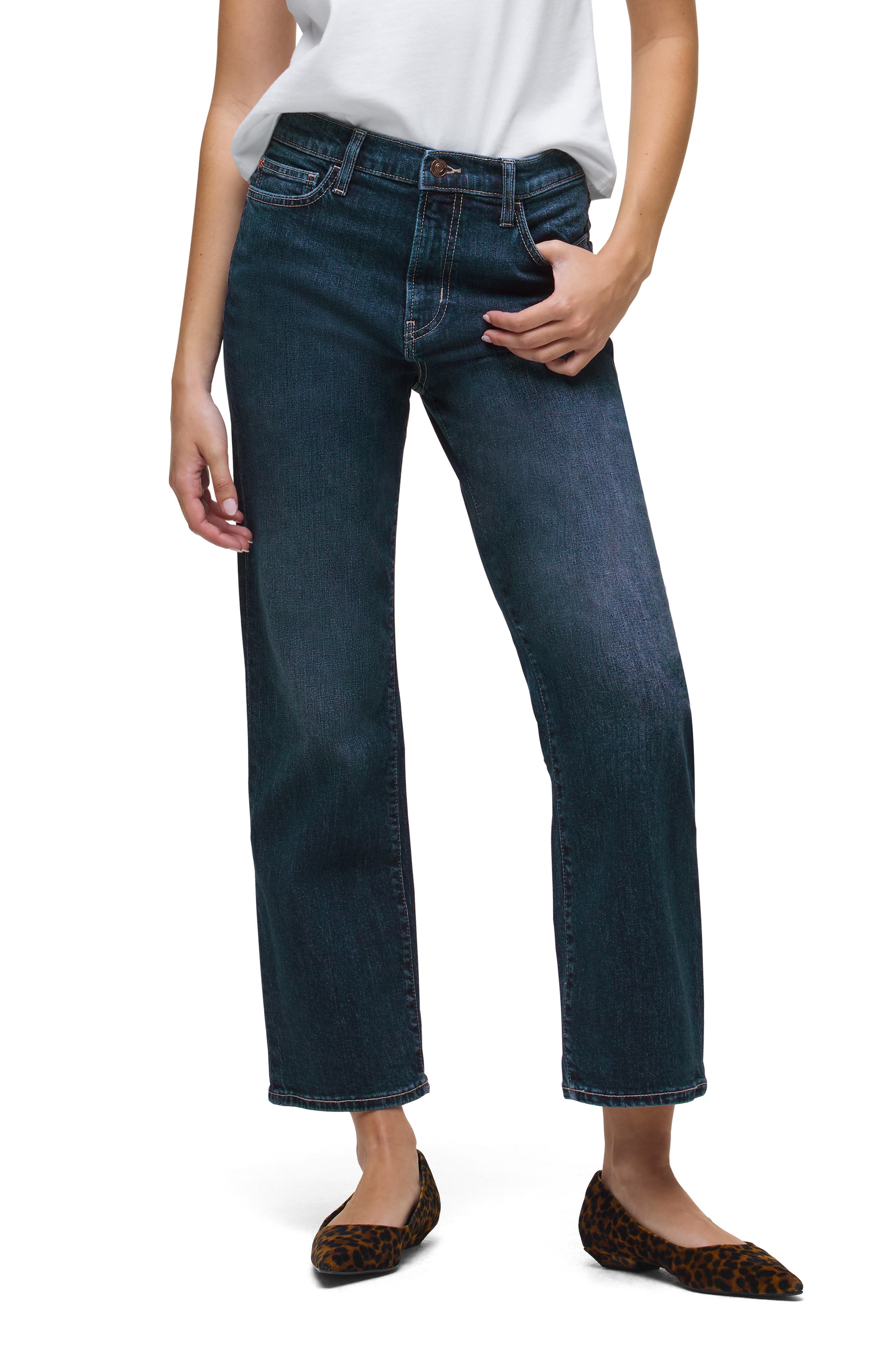 Hudson Jeans Noa High Waist Ankle Straight Leg Jeans