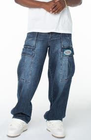 Von Dutch Outlaws Baggy Cargo Pocket Jeans