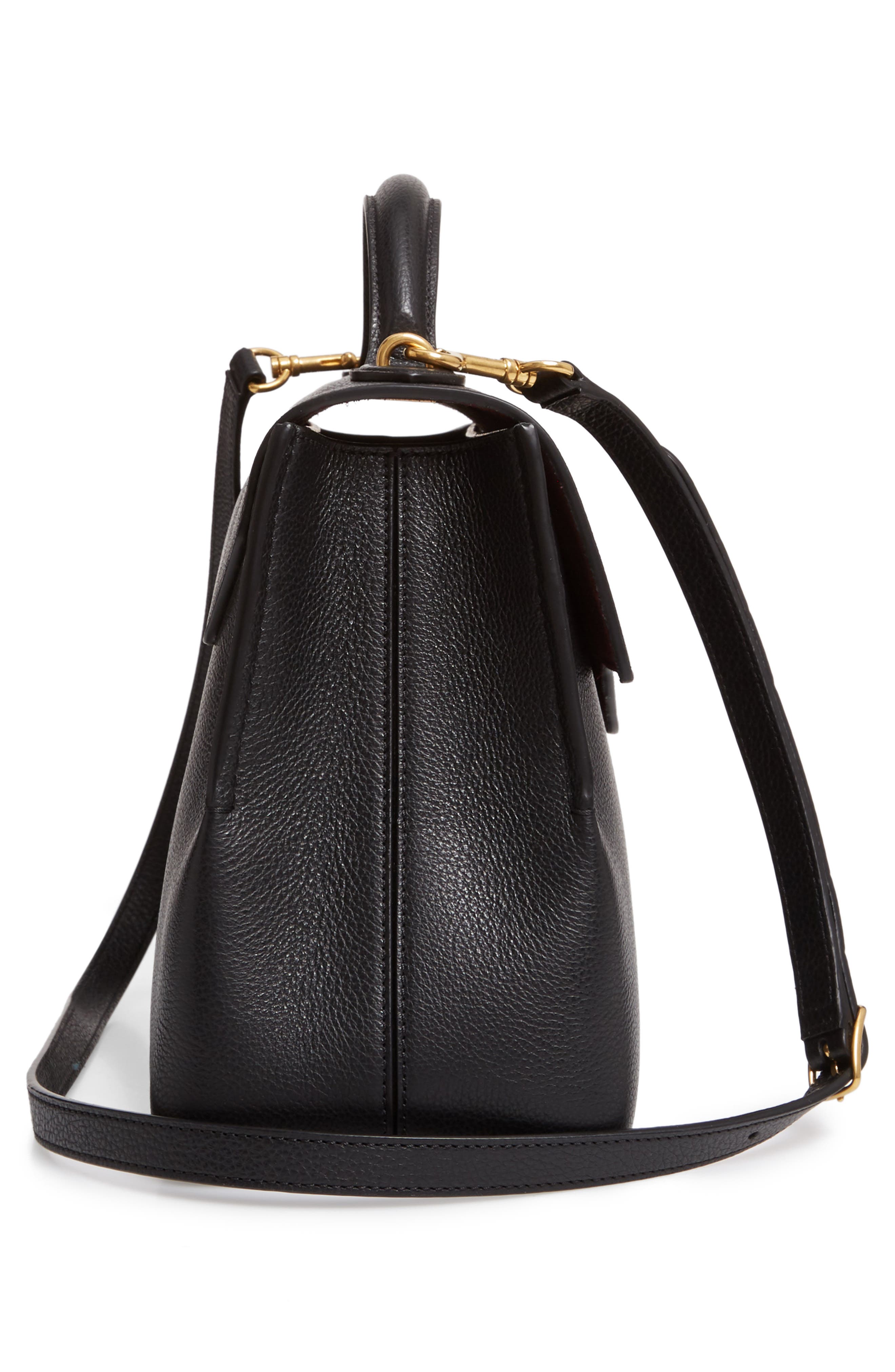 Mulberry Small Seaton Leather Top Handle Satchel, Alternate, color, 