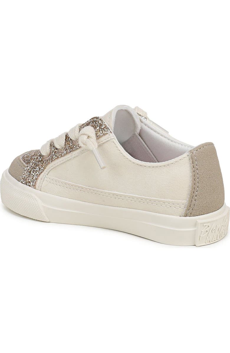 Blowfish Malibu Kids' Pebble 3-K Faux Leather Sneaker, Alternate, color, Cream Gold