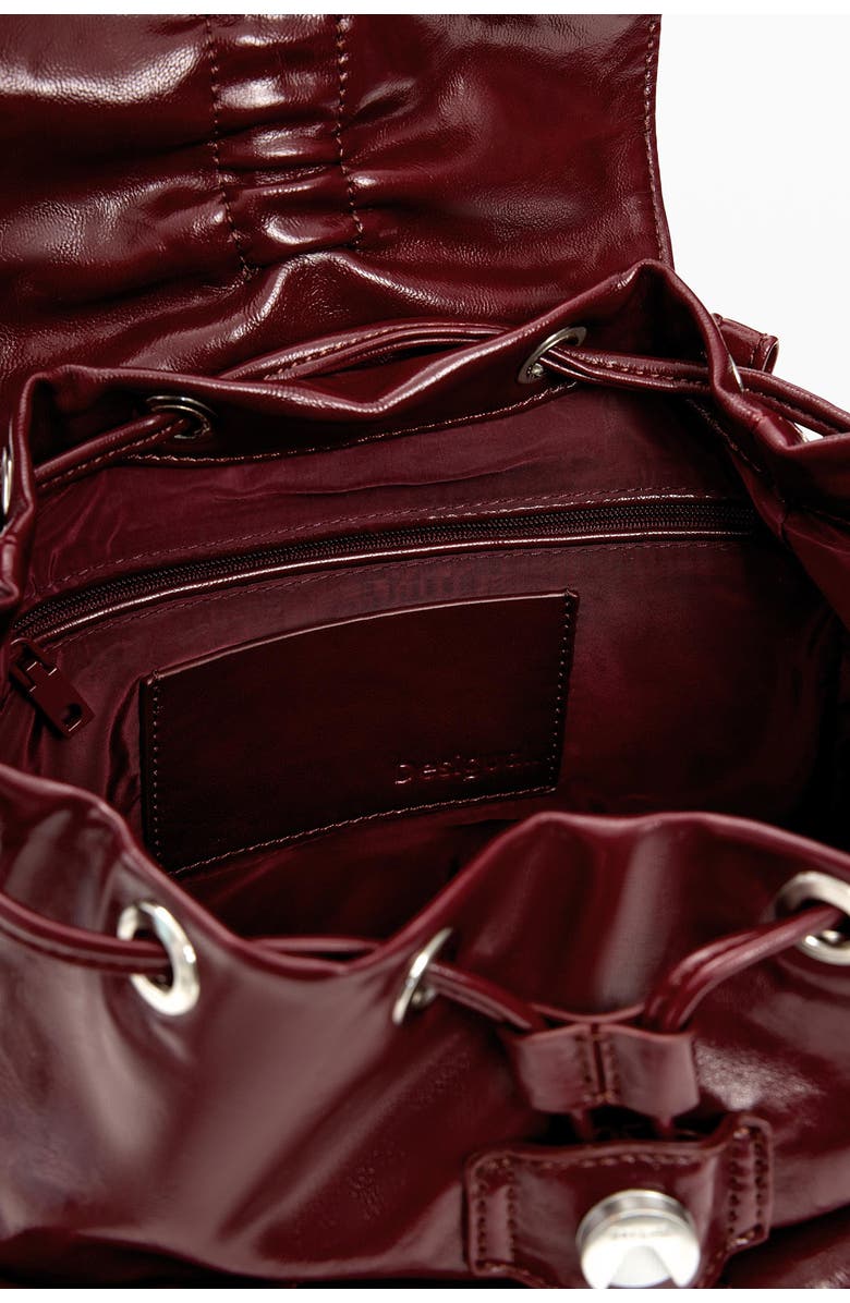 Desigual Mini Faux Leather Backpack, Alternate, color,