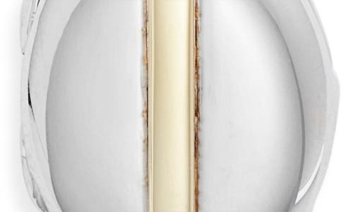 Monica Rich Kosann Sterling Silver Two-tone Tess Slim Oval Locket Necklace