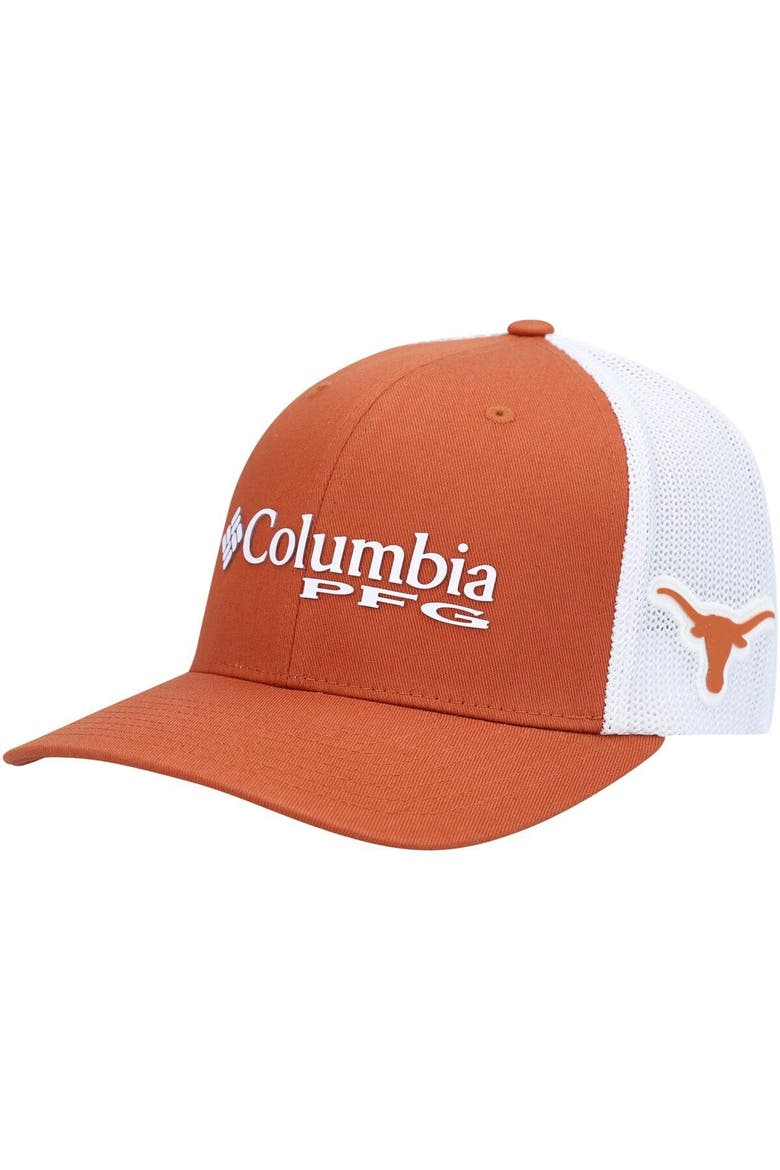 Men's Columbia Texas Orange Texas Longhorns PFG Snapback Hat, Main, color, BURNT ORANGE