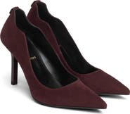 NeroGiardini Scallop Pointed Toe Pump