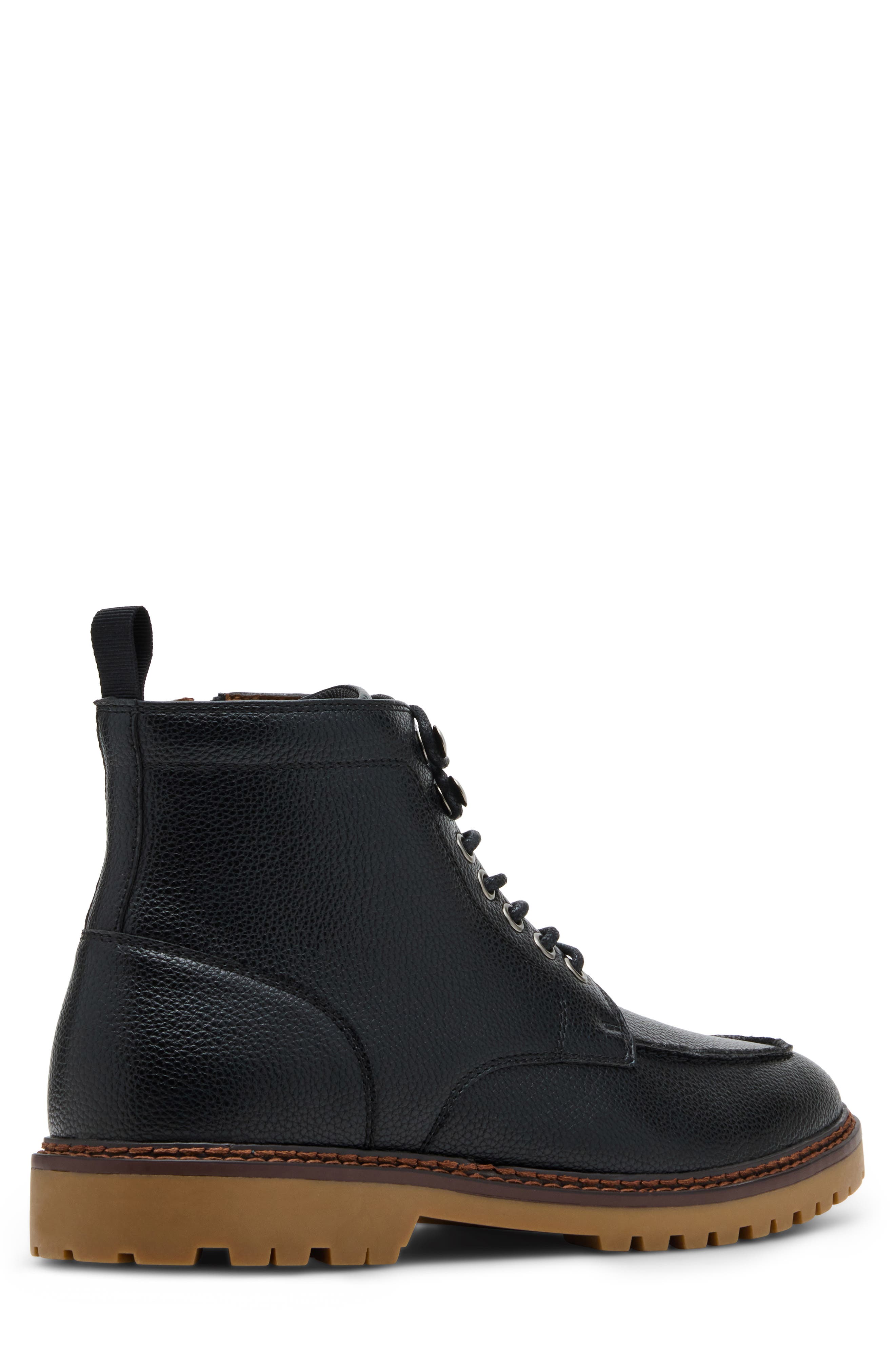 MADDEN Brycee Lug Sole Boot, Alternate, color, Black Leather