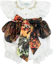 Petite Maison Kids Alexis Foliage Print Romper