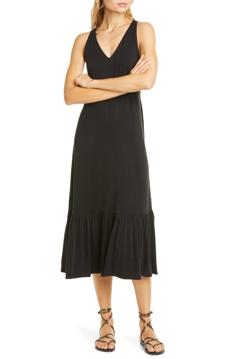 Dolan Cass Cupro Racerback Midi Dress, Main, color,