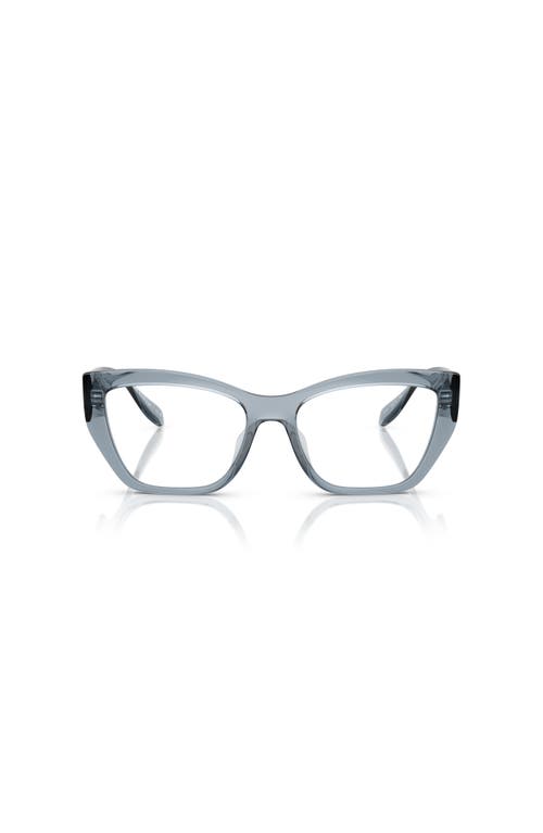 Michael Kors 54mm Square Optical Glasses In Gray