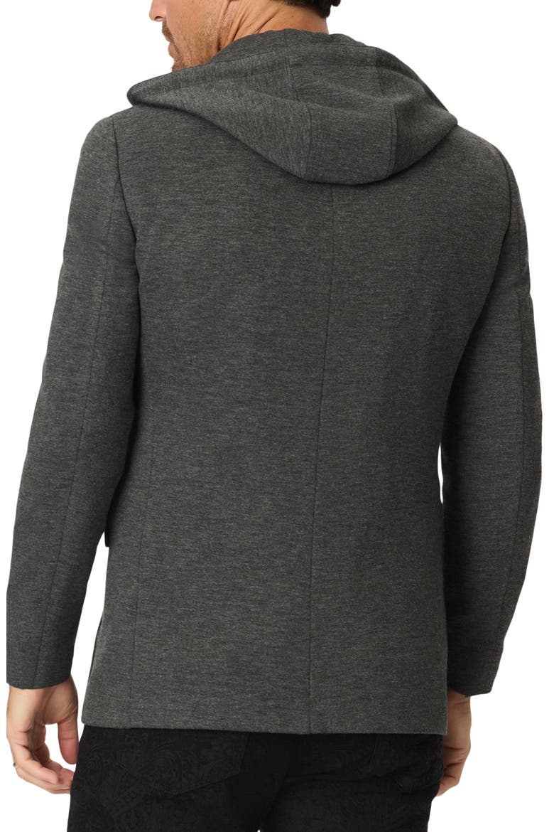 Voyager Knit Sport Coat with Removable Hooded Bib, Alternate, color, GREY