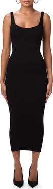 Naked Wardrobe NW Sculpt Tank Midi Dress